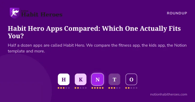 Habit Hero Apps Compared: Which One Actually Fits You?