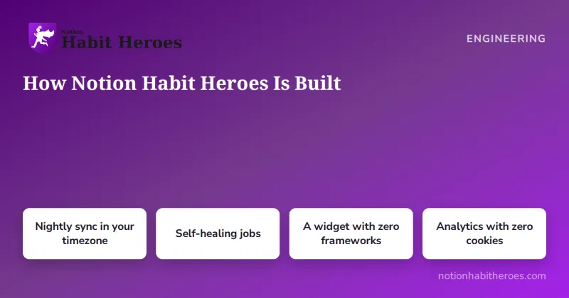 How Notion Habit Heroes Is Built