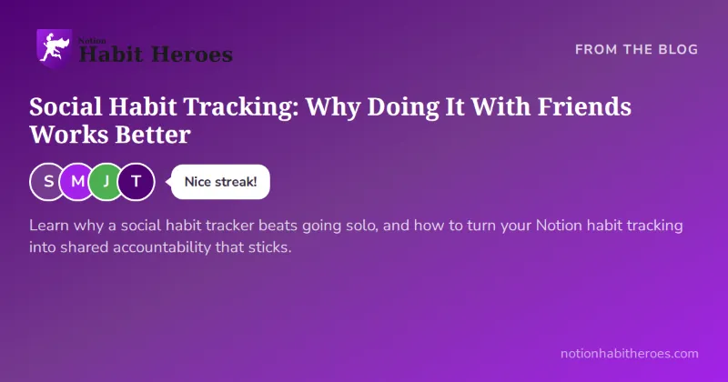Social Habit Tracking: Why Doing It With Friends Works Better